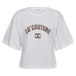 Zenga Tee O-Neck White/Walnut