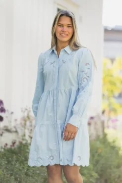 Zimia LS Shirt Dress Skyway