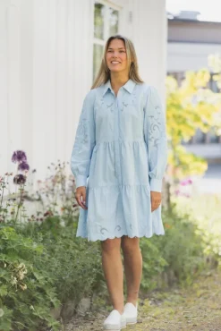 Zimia LS Shirt Dress Skyway