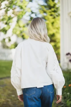 Zimia LS Shirt Star White