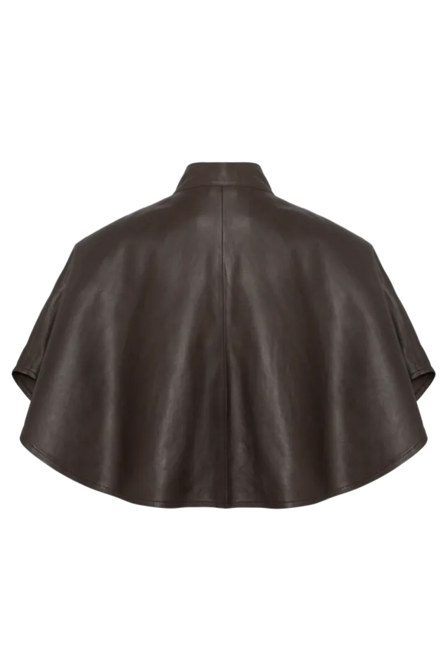Zoe Cape Dark Brown