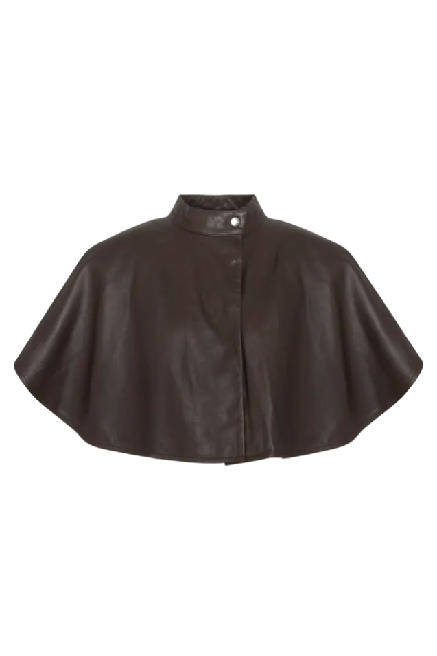 Zoe Cape Dark Brown
